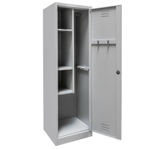 Szafa gospodarcza metalowa, pracownicza BHP 1-drzwiowa 50x50x180cm