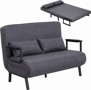 Sofa amerykanka New York szara dwuosobowa z funkcją spania